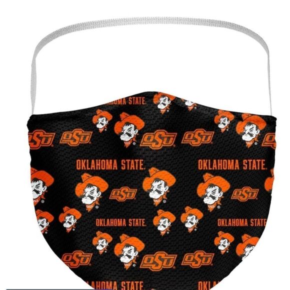 New in Package Oklahoma State Cowboys Face Covering Mask Masks Set of 3 - Picture 3 of 6